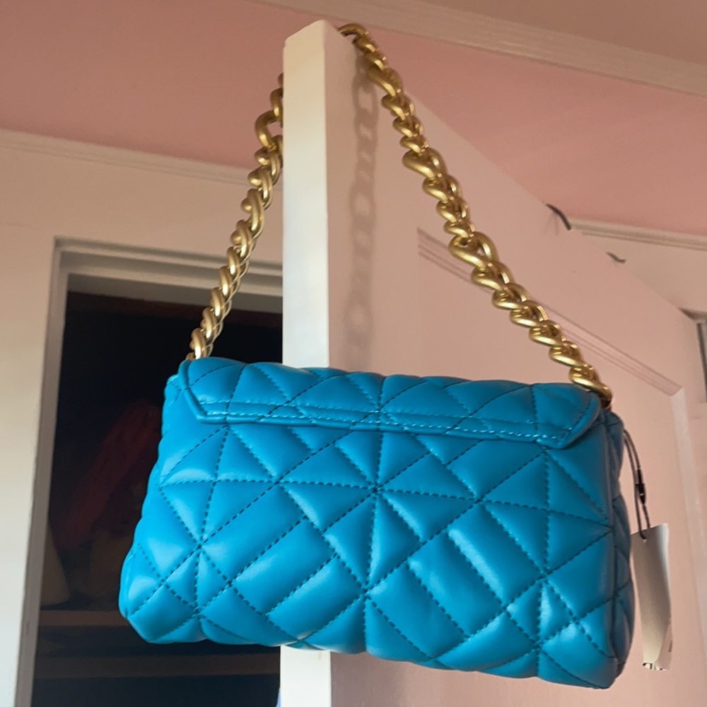 Zara turquoise bag